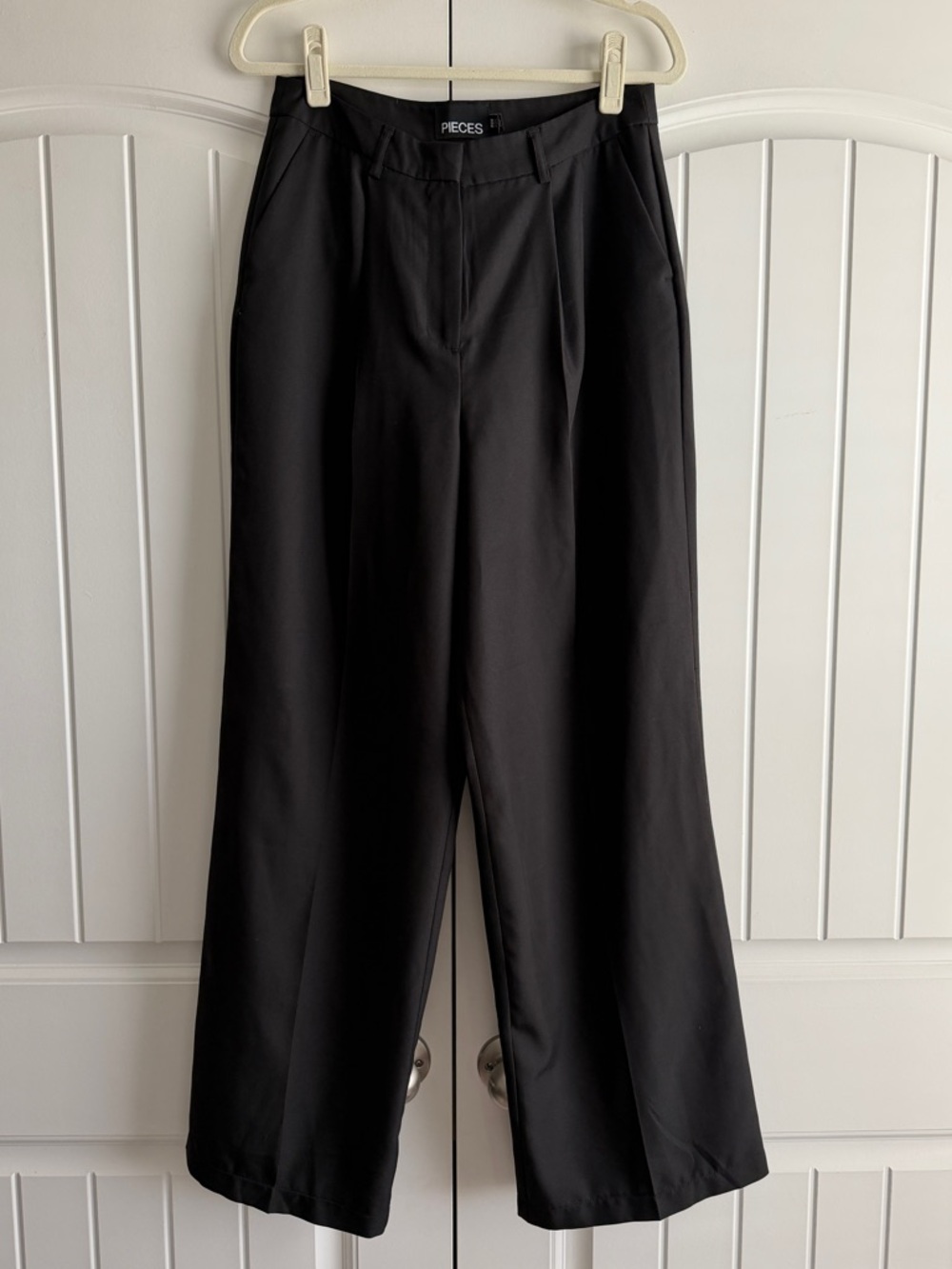 ASOS Black Wide Leg Trousers